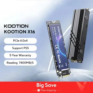 X16Plus SSD NVMe M2 1TB 2TB 512GB Internal Solid State Hard Disk PCIe 4.0x4 2280 SSD M.2 Drive for PS5 Laptop PC