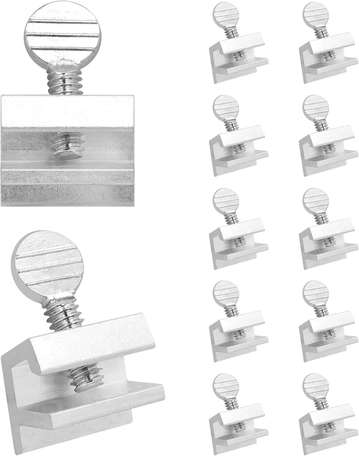 Sliding Window Security Locks Aluminum, 12 Pack