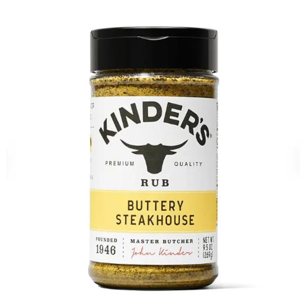 Kinder's Buttery Steakhouse Seasoning 9.5 oz. Flavor Spice