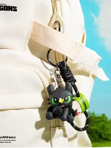 Official Dragon Toothless Keychain, Cute Pet Toy Backpack Keychain For Bags, Perfect as Birthday Gift / Valentine's Day Gift