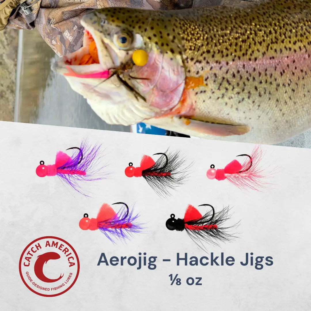 Hawken Aerojig Hackle Jig - Steelhead & Salmon