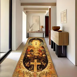 Easter Themed Floor Mat, 1 Count Non-slip Soft Floor Carpet, Decorative Area Rug for Home Living Room Bedroom Study Room