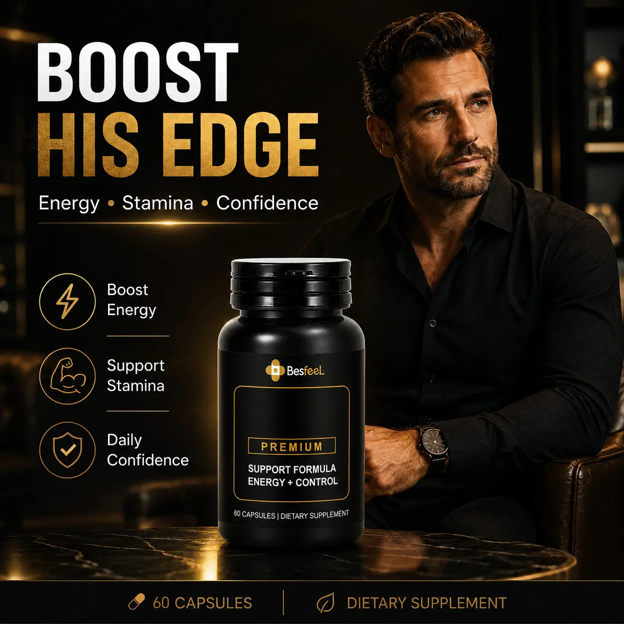 V-Premium Vitamin Supplement Support All-Day Physical Vitality