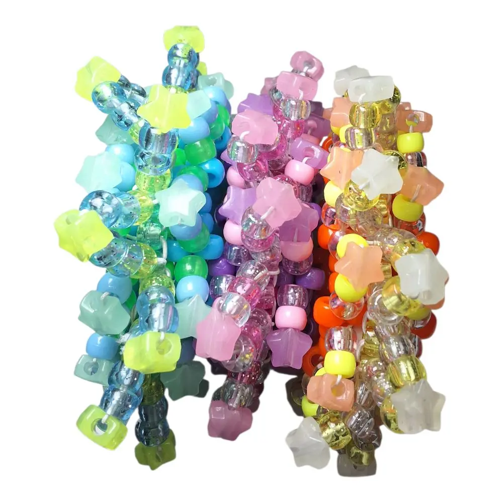 3 Mini Kandi Rotator Cuffs Stackable Kandi Handmade-to-Order Bracelets Get All Three
