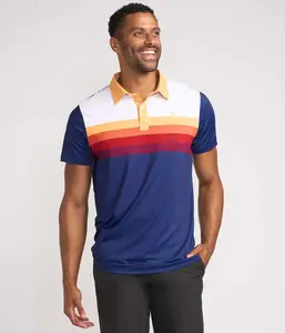 Men's Slice of Sunset Golf Polo