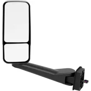 HECASA Rear View Mirror Left w/Turn Light for 2003-2009 Chevy Kodiak & GMC Topkick C4500-C7500 Manual Driver Side Replacement 25886112 Automotive Truck Mirror