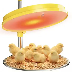 45W Adjustable Chick Brooder Heating Plate, Anti-Fire Energy-Saving Poultry Heater, Height & Angle Adjustable for Chicks Ducks Quail