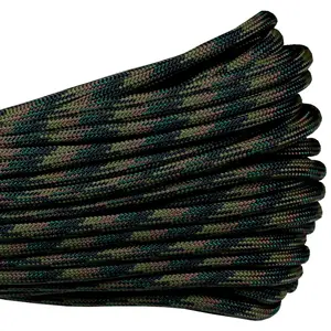 Paracord 550 Woodland Camo 100'