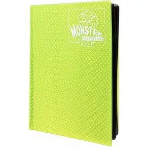 Monster Binder - 9 Pocket Trading Card Album - Holofoil Yellow - Holds 360 Cards