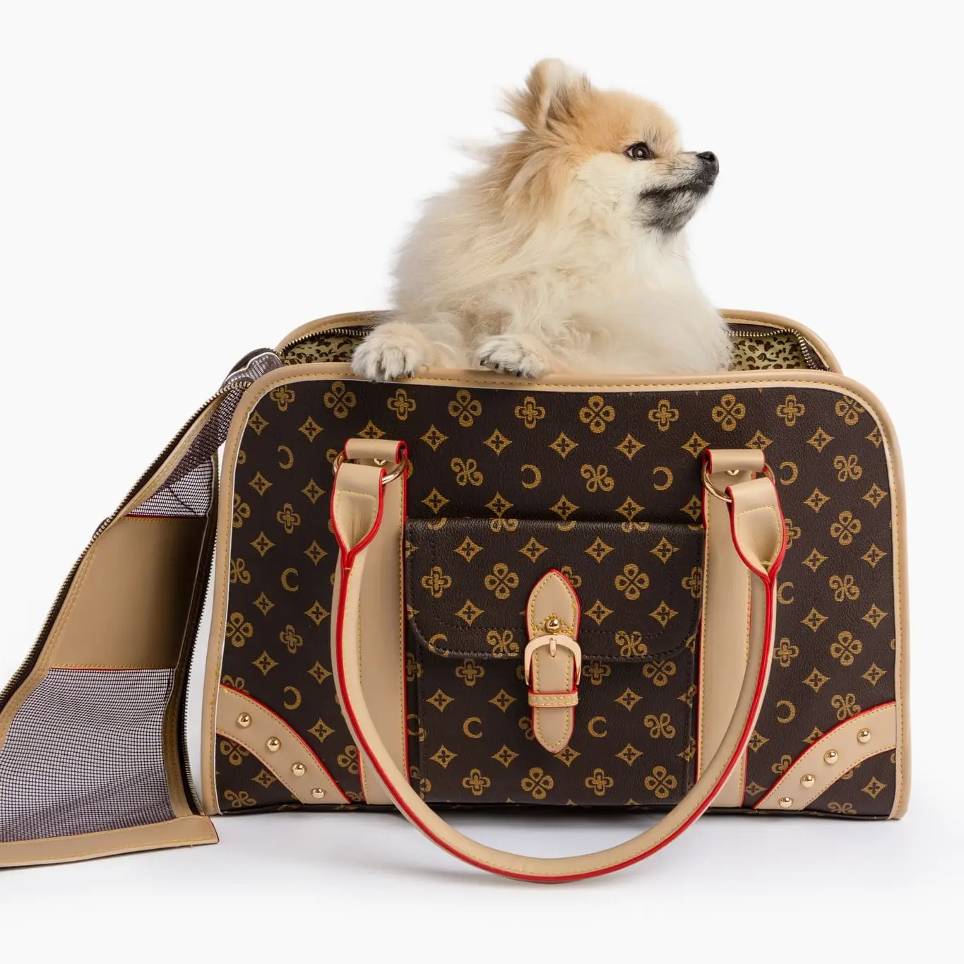 Chic Pet Carrier Pet Bag for Small Dogs, New Puppies, Cats, Sturdy and Cozy for Pets