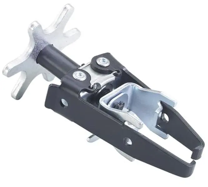 OTC 4573 Steel Universal Overhead Valve Spring Compressor Tool for Cars Trucks, with Offset Jaws and Spring-Loaded Design