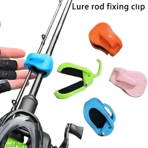 2PCS Fishing Rod Clip Holder, Quick Attach Rod Organizer for Freshwater Fishing, Tool-Free One-Hand Secure Grip for 2-Piece Rods, Portable Tackle Storage Accessory for Boat, Kayak, Travel Fishing Gear tiktokshopspringglowup,summervibes
