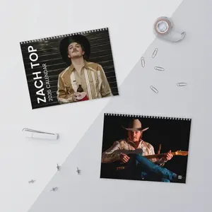 ZachhT0p 2026 Wall Calendar, Country Music Calendar, Music Tour Merch, Gift For For, For Men And Women, Decorate Home