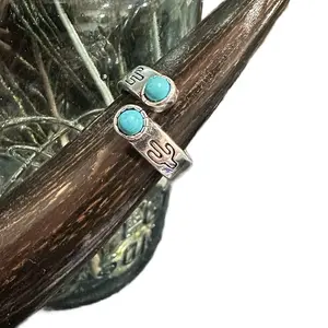 Cactus Cowgirl Wrap Ring - Adjustable Western Style Ring for Unisex