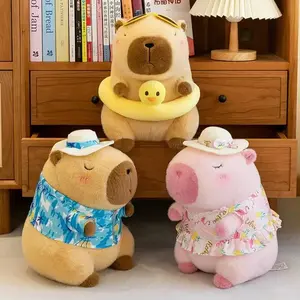 30CM(11.81Inch) Capybara Plush Simulation Capibara Anime Fluffty Toy Cute Doll Stuffed Animals Soft Doll Plush Children Christmas Gift