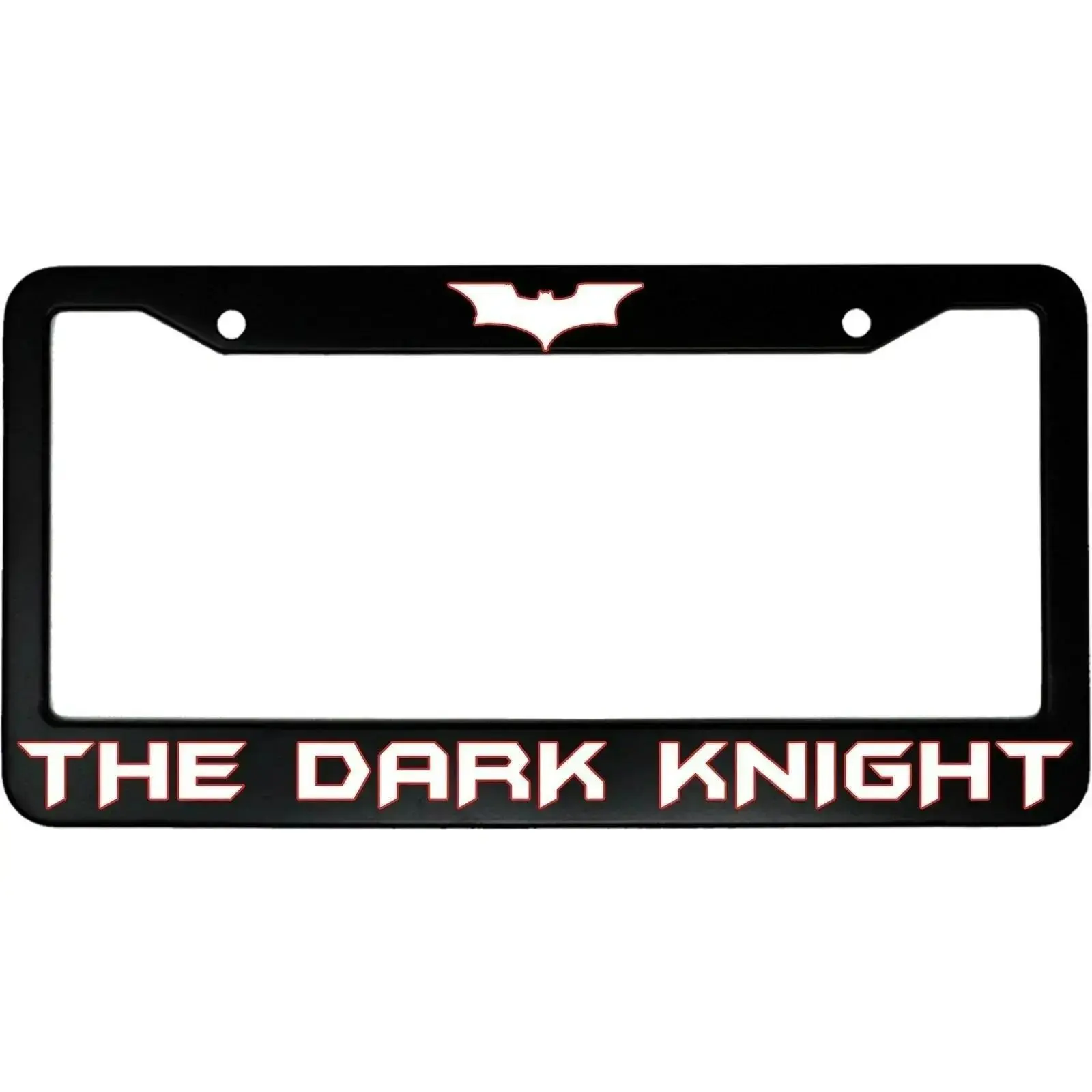 The Dark Knight (w/ Bat Symbol) Aluminum Car License Plate Frame, Car Accessories