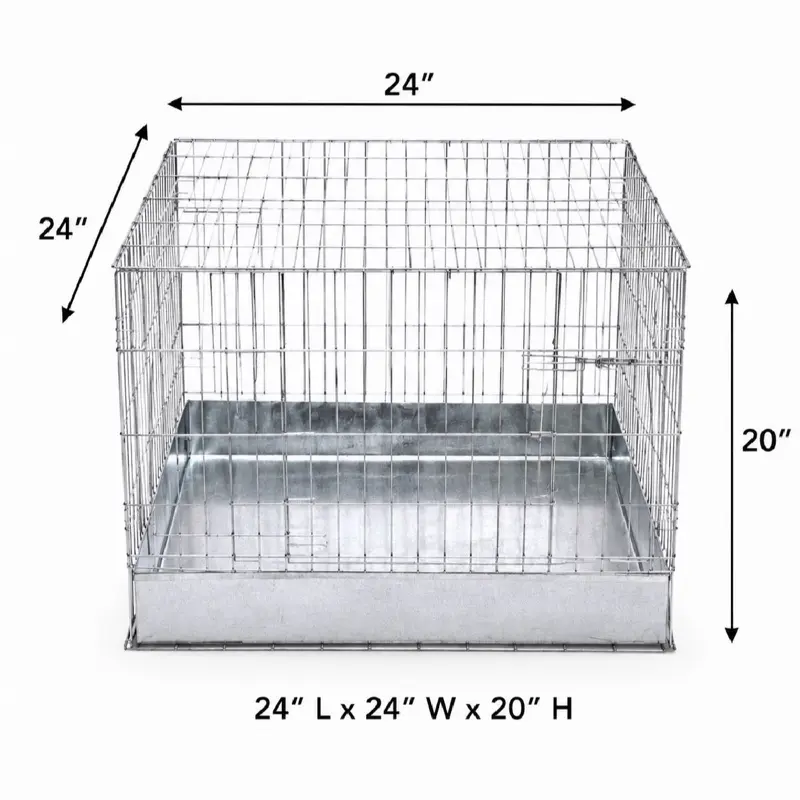 Metal cage (1) 24x24x20