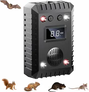 Ultrasonic Car Rodent Repellent Battery Operated with Vibration Sensor for Engine Attic Barn 18-36kHz Waves Safe Environmentally Friendly Mouse Deterrent