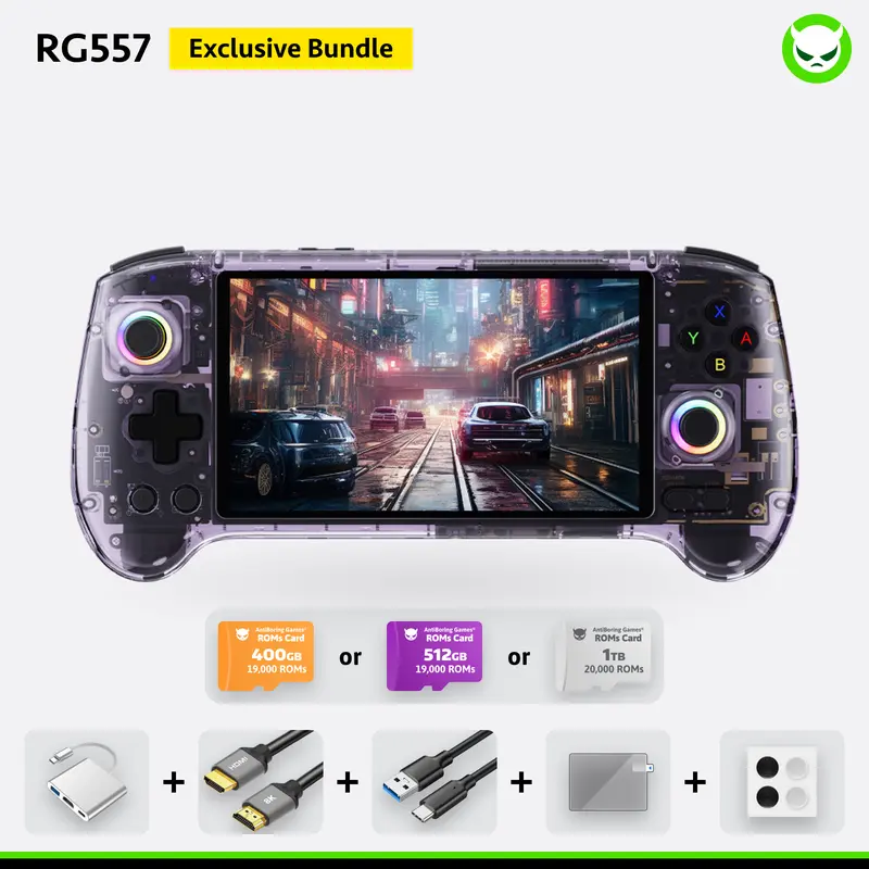 Anbernic RG353V【Buy 1 Get 1 Projection Cable+1 Fancy Case+1