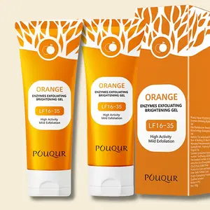 Orange Exfoliating Gel, Deeply Cleanses and Moisturizes. This Scrub Is Suitable for Face and Body – A Gentle Formula Suitable for All Skin Types, for Daily Use and Special Occasions, Body Care Cosmetic