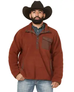 Ariat Men's Men'S Solid Polar Bear Mock Pullover - 10062491