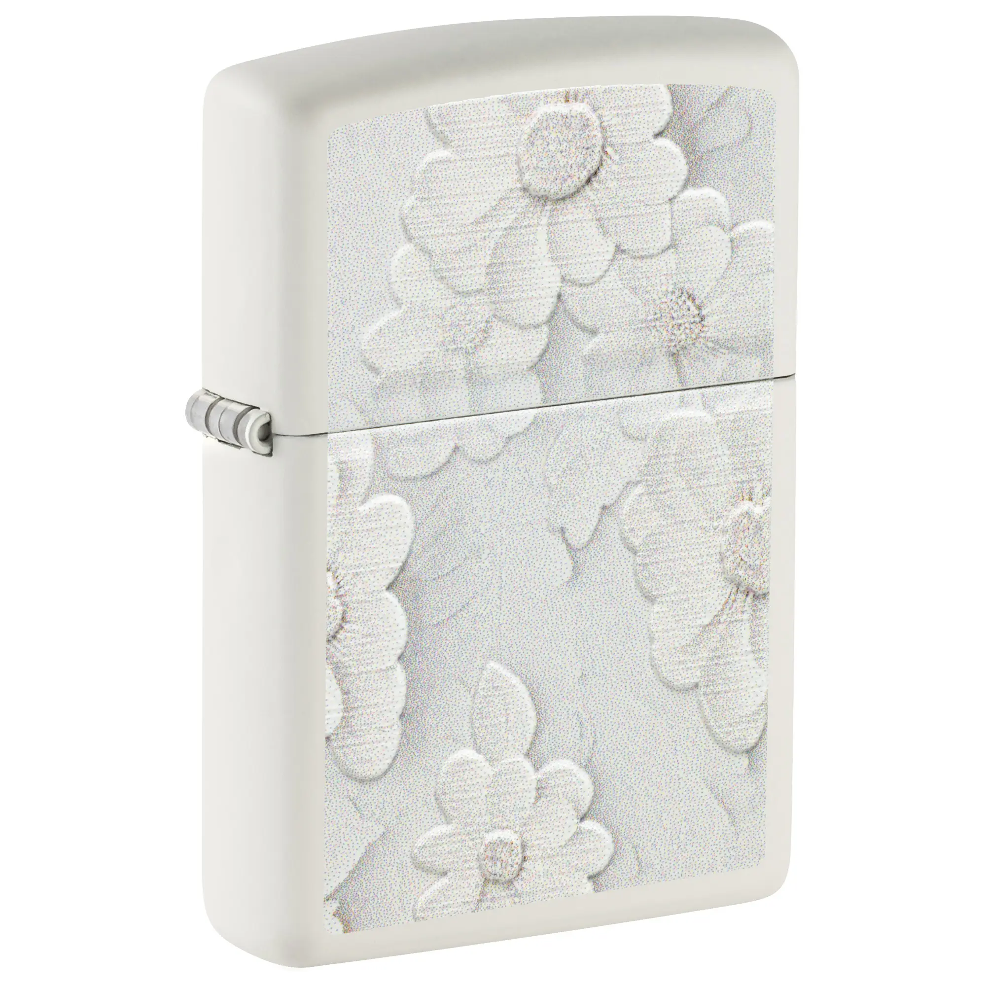 Zippo Textured Bouquet Design Pocket Lighter - Made in USA