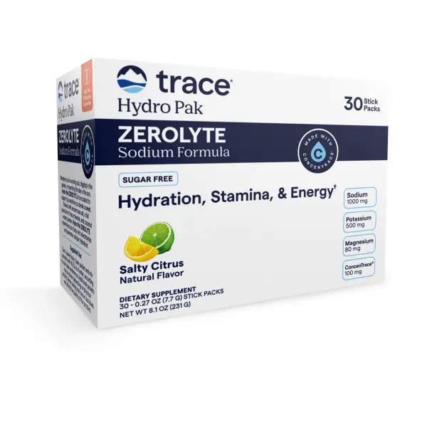ZeroLyte Stick Packs Sodium Trace Minerals ZeroLyte Stick Packs Sodium Trace Minerals