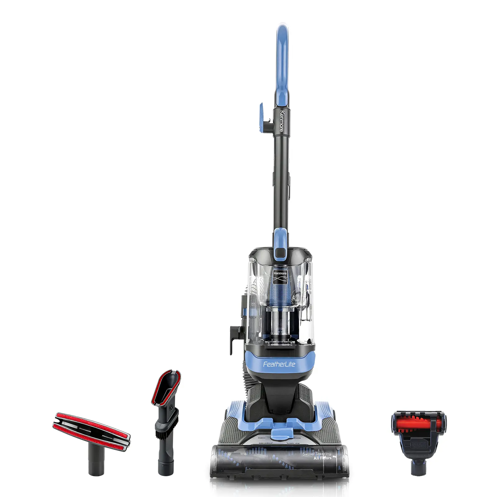 Kenmore Corded Bagless Upright Vacuum Cleaner, 12lb 1000W Lightweight Model with 4 Height Adjustments, Pet HandiMate, 2 Cleaning Tools for Carpet & Hard Floors