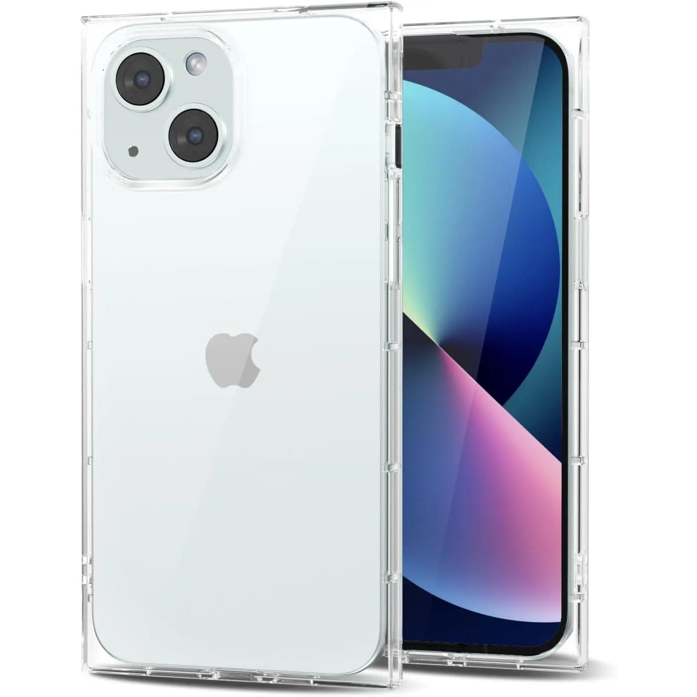 Ice Cube TPU soft Phone case for iphone Phone17/16/15/14/13/12 Pro Max, Square Simple Soft Rubber Max Mobile Phone Cases,Anti-drop Clear Phone Case,Total Protective Shockproof Phone Cover for iPhone 17 Pro Max,back to school,back to school haul