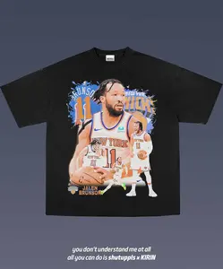 JALEN BRUNSON TEE 1.3 Vintage Style T-shirts, Oversized Shirts, Graphic Tees