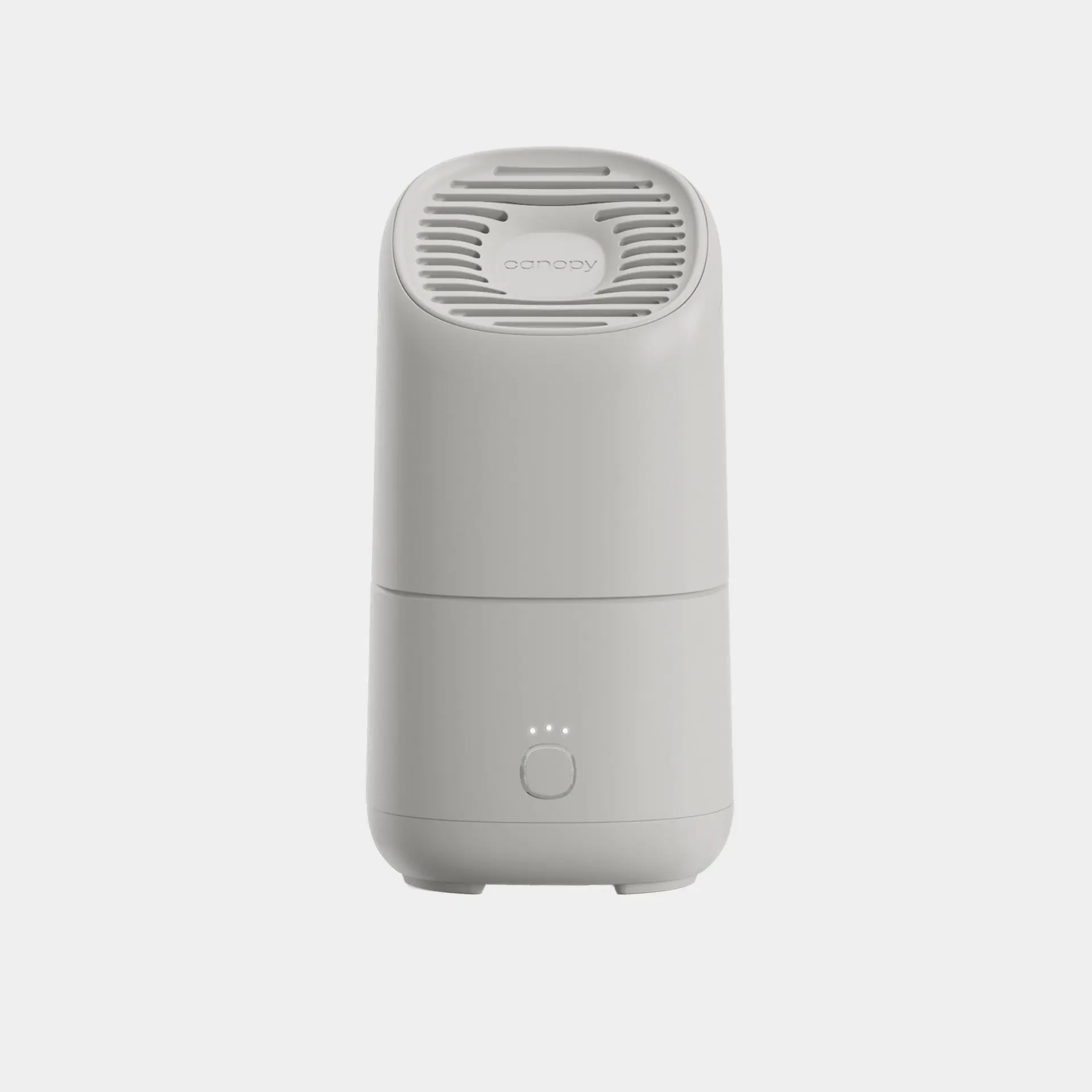 Canopy Portable Humidifier for Travel, Desk & Bedroom | Cordless with Rechargeable Battery | Up To 24-Hour Runtime with 500ml Tank | Hybrid Mist + Evaporative Fan Technology | Dishwasher-Safe Parts | Reusable Travel Bag Included