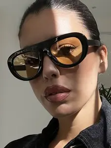 Unisex Casual Fashion Sunglasses, Durable and Stylish, Uv400 Protection, PC Frame, Perfect for Daily Wear, Travel, Parties, Stage Performances