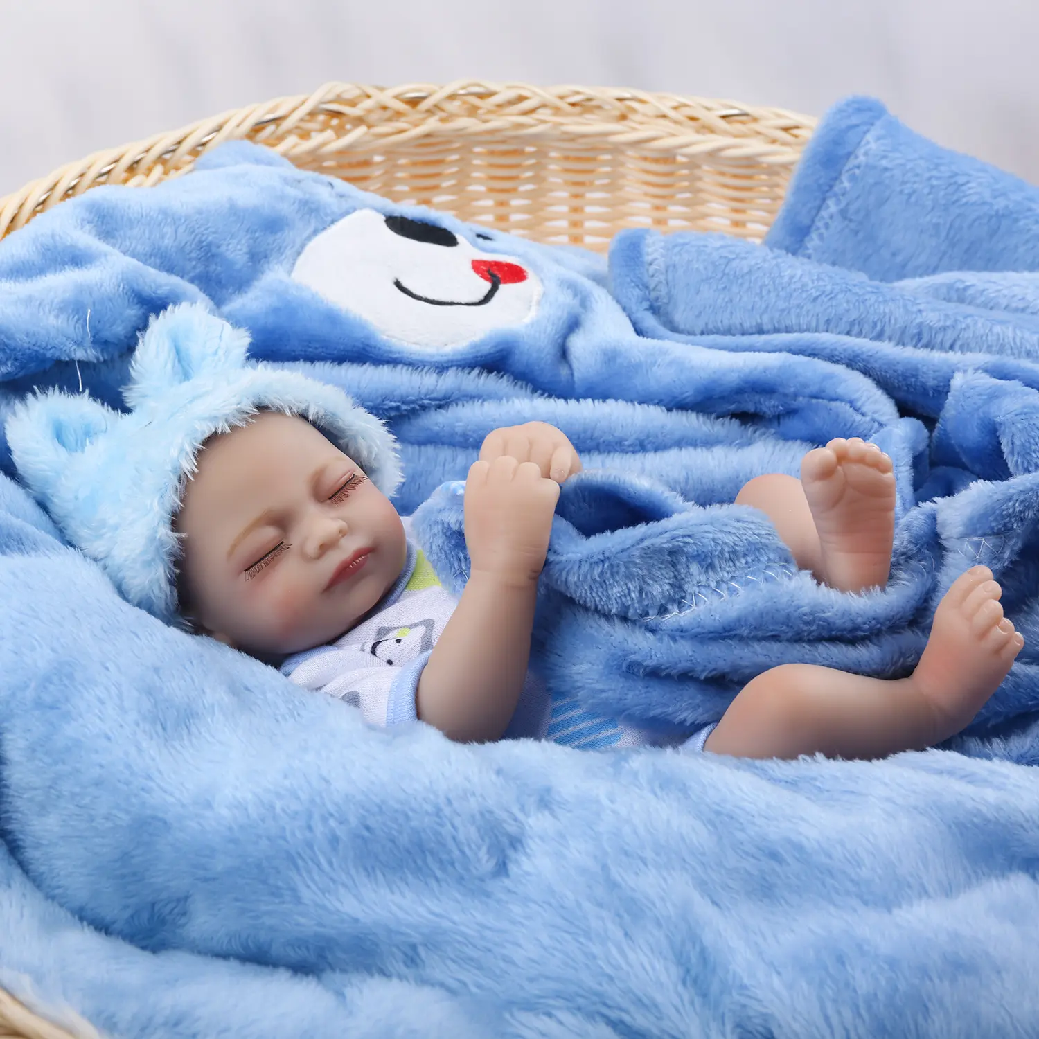 #Summervibes [WOOROY] Reborn Baby Doll - Birthday & Christmas Gift, 10 In Mini Cute Baby Doll, Full Vinyl body, Lifelike cute Baby Doll for Kids to Play Ages 3+