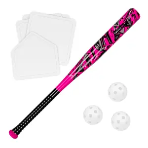 Ortiz34 Grand Slam Set- Graffiti Plastic Bat, 3 Balls, 4 Throw Down Bases