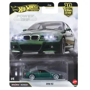 2026 Hot Wheels Car Culture BMW M3 E46 In Green "Power Trip" 1:64 Scale Collectible Diecast Model Car JKG30-6B