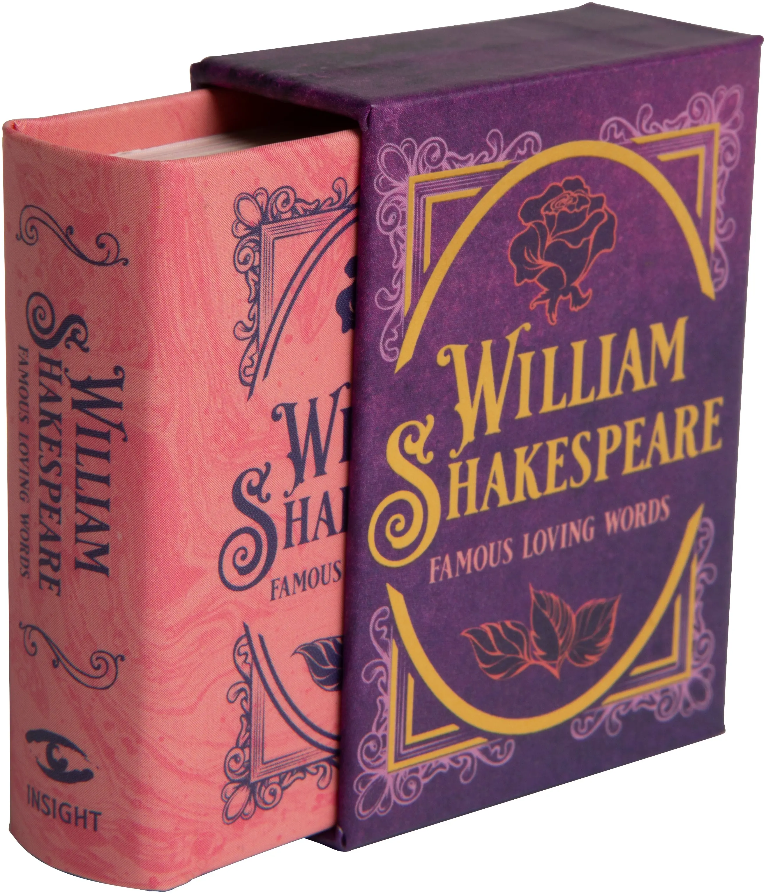 William Shakespeare English Miniature Book - Celebrating Bard’s Best Lines, Continuing Series, Memorable Loving Words, Memorable Quotes, Perfect Gift For Shakespeare Fans