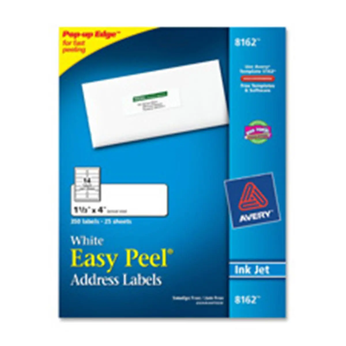 Avery AVE8161 Perforated Inkjet Mailing Labels - 1 in. x 4 in., 500-Pack, White - for Addressing Needs