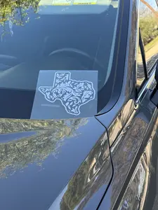 Texas Tooled Decal - Stylish Car Decoration