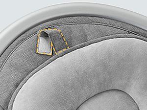 BabyBond Bluetooth Baby Swing for Boys & Girls, Remote Control , 5-Point Harness, 5 Sway Speeds & 10 Lullabies, Portable Swing for Infants, Indoor/Outdoor Use - Grey Baby Rocker for Toddler, Ideal Christmas Gifts for Babies