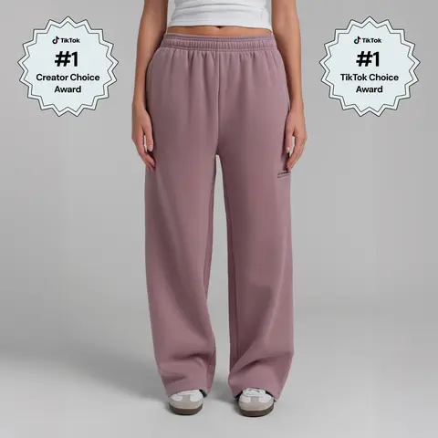 Comfrt | Airplane Mode Straight Leg Sweatpants | Soft Heavyweight Fleece Travel Sweatpants For Airports