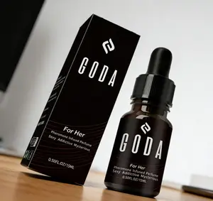GODA For Her Pheromone Perfume Oil 15ml | Long-Lasting Floral Fragrance | Jasmine & Rose | Sweet & Spicy Aroma | Vegan & Cruelty-Free Travel Size