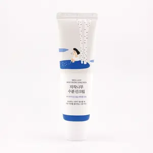 Round Lab Birch Juice Moisturizing Facial Sun Cream - 50ml Korean Version, SPF50 High Protection Sun Defense, Lightweight Daily Moisture Moisturizer with Hyaluronic Acid, Niacinamide & Vitamins for Brightening, UV Care, Adults