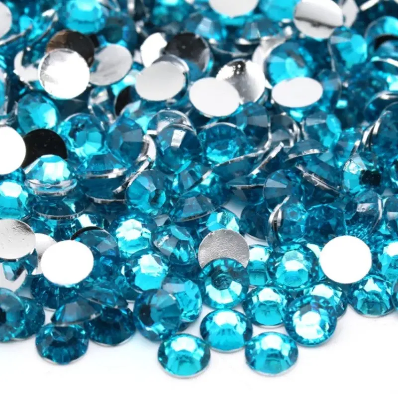 Blue Zircon Resin Rhinestones Blue Zircon Resin Rhinestones