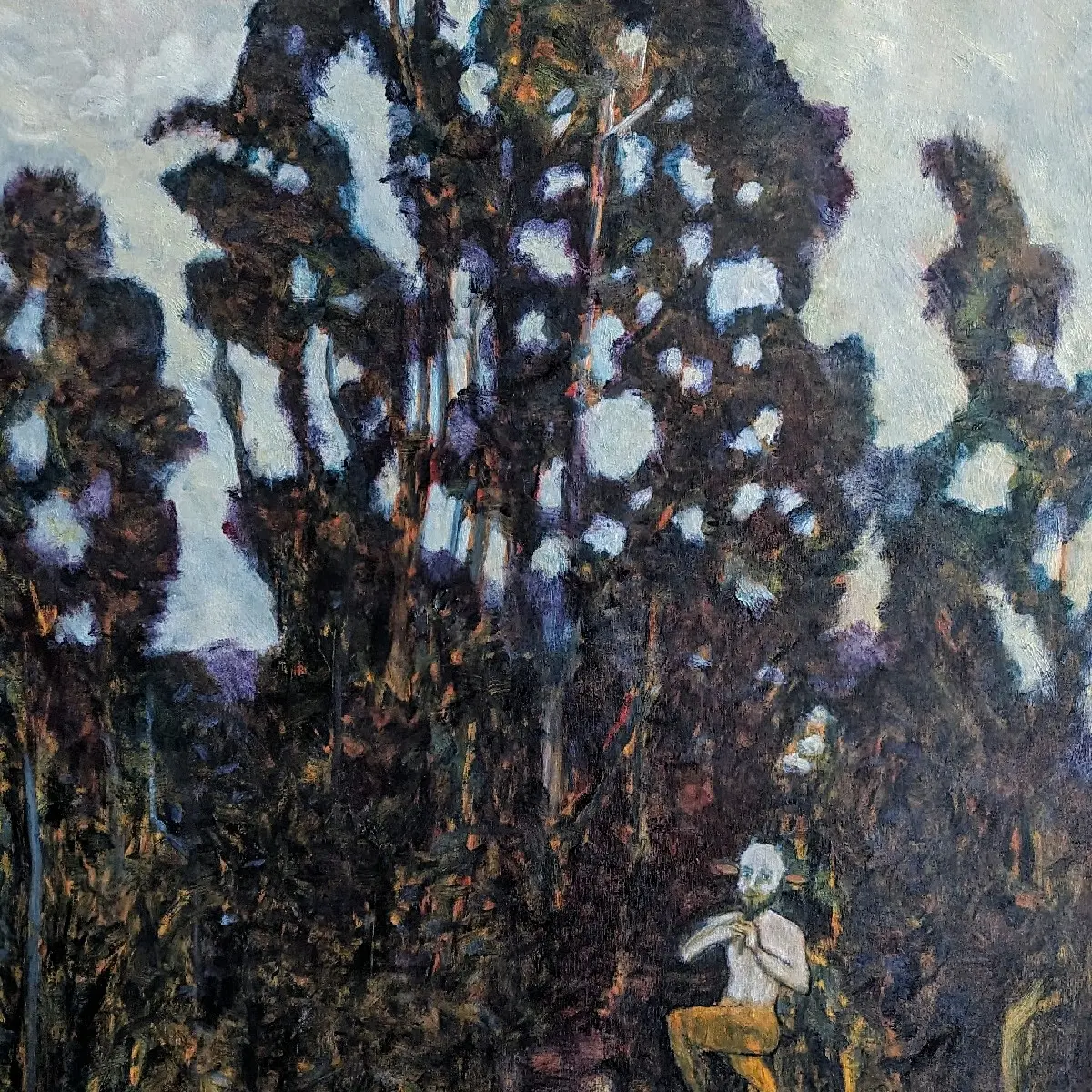 "Faun Disguising His Problems" Original Artwork - 24x36 Oil Painting on Linen