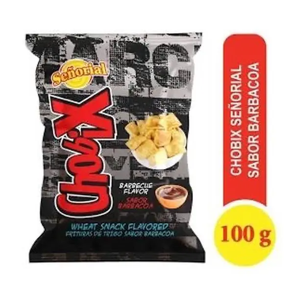 3 CHOBIX SABOR BARBACOA 100gr