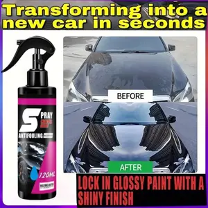 Ceramic Coating Top Coat for Cars Fortify Quick Coat Car Wax Polish Spray Waterless Wash & Wax Hydrophobic Top Coat Polish & Polymer Paint Sealant Detail Protection, Valentine's Day Gift! Couple Gift!