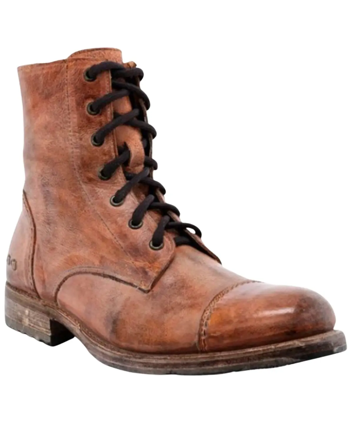 Bed Stu Men's Men'S Proteige Rustic Lace-Up Casual Western Boot Cap Toe - F467306 Tan Rustic White
