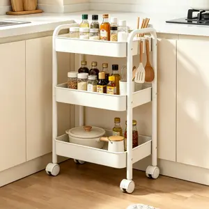Home Organization and Storage, 3-Tier Rolling Cart, Easy Assembly, Bedside Nightstand, Bedroom Decor, Aesthetic Room Decor, College Dorm Essentials, Under Desk Storage, Apartment Must Haves, Minimalist Furniture, Closet Organizer, Housewarming Gift