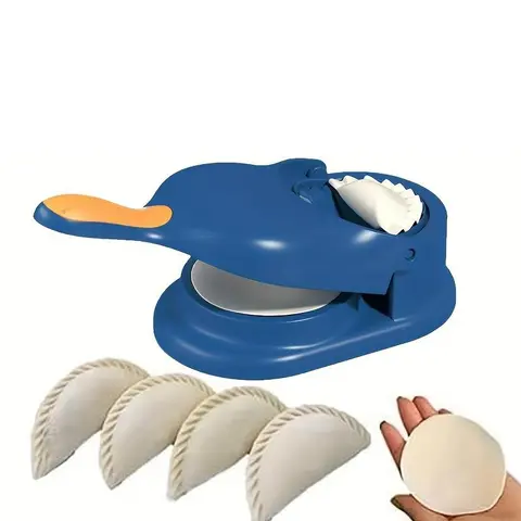 2 in 1 Manual Dumpling Maker, 1 Count Creative DIY Kitchen Tools, Durable Dumpling Maker, Kitchen Utensils & Gadgets, Durable Cooking Tools, Household Kitchen Supplies, Durable Kitchenware