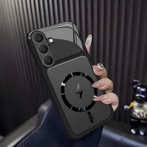 Lightning Bolt Design Gloss Magsafe-Compatible Shockproof Protective Casing for [Galaxy S26+] 952, with Precision Magnet Ring, Smartphone-Cellphone Accessories for Enhanced Protection
